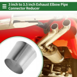 Car Exhaust Pipe Tubing Piping Adapter 3 OD to 35 OD 304 Stainless Steel new