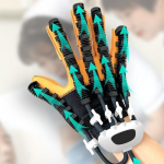 Eakate insuldi hemiplegia k&auml;e enesehooldus rehabilitatsioonitreeningu kindad Treener Oranž Intelligente rehabilitatsiooniroboti kindad S