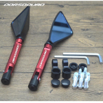 For Aprilia DORSODURO 750 DORSODURO1200 Aluminum CNC Motorcycle Side Mirror rearview Mirrors roheline