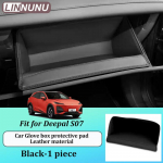 LINNUNU Front passenger glove box Leather protective pad cover for CHANGAN DEEPAL S07 S07 SL03 accessories Interior Artificial leather