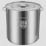 USAN HOME 304 roostevabast terasest eriti paks supipott kaanega (49L)