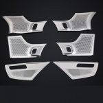 Acoustic speaker decoration stainless steel auto parts Car stickers Door Door Horn for volvo XC90 2015 2016 2017 2018 2024 With memory button