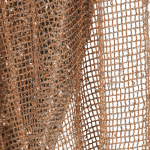 Pruun Karamelli Osakestega V&otilde;rk L&auml;bipaistev L&otilde;ngakangast Kleit R&otilde;ivad Disainerkangas &Otilde;mblemiseks Moodne Kleit Lava R&otilde;ivad 50X140cm