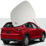 Vasak/Parem Pool Kuumutatav Peegliklaas Tahavaatepeegel Pimeala Anduriga Mazda CX-5 CX-9 2017 2018 jaoks Right gray