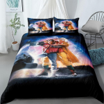 Kummaline tekikate komplekt King Queen Double Full Twin Single voodi linane komplekt EU Single(135*200cm)3pcs