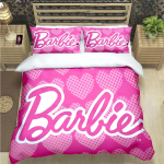 Mood B-Barbie Multikaprint Voodipesukomplektid Vooditarvete Komplekt Tekikomplekt Teismelised T&uuml;drukud Multikas Kaksik &Uuml;ksik Laps Luksuslik Kingitus EU Single(135*200cm)3pcs white