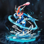 Pokemon Anime Joonisfilm Ashi Greninja ehitusklotsid Ashi versioon Koga Ninja Filmide Mudelklotsid M&auml;nguasjad Lastele P&uuml;hadekingitused