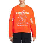 Nike ACG Seeria Tuff Fleece Veekindel Fliis Pikkade Varrukatega Tavaline T-s&auml;rk Naiste topid IO9404-819 L red
