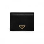 Prada Saffiano Kolmnurkne Logo V&auml;ike Rahakott 2-kordne 1mv204 Qhh F0002 1MV204 QHH F0002