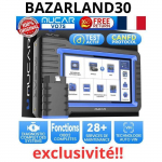 Kahesuunaline auto diagnostikakohver - BAZARLAND30 - MUCAR VO7S - 7-tolline puuteekraan - 106+ marki must