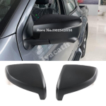 For Isuzu MU-X MU X 2024 2025 ABS carbonfiber black look Side Door Mirror Rear View Rearview Caps Trim Car Accessories ABS balck gray