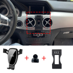 Autos&otilde;iduki mobiiltelefonihoidik Mercedes Benz GLK X204 2013 2014 2015 jaoks GPS-i hoidik Navigatsioonialus Autotarvikud gray