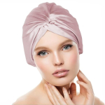 100% kahekordne siidist magamism&uuml;ts &Ouml;ine siidist magamism&uuml;tsik katteks naistele elastse paelaga juuksehoolduseks Pikkade juuste jaoks must