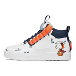 Anta High top Skateboard Shoes Women's White Blue Orange 922128017-1 36.5