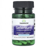 Swanson, seleen, 200 mcg, 120 kapslit