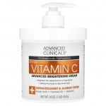 Advanced Clinicals, C-vitamiin, Advanced Brightening Cream, 454g (16 untsi)