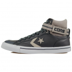 Converse Slip Resistant Abrasion Resistant High top Skateboard Shoes Women's Black Brown 149821C 36.5
