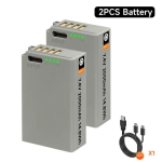 PALO EN-EL20 aku USB-sisendiga Nikon Coolpix P1000 P950, 1 j1, 1 J2, 1 J3, 1 S1 jaoks 2000mAh Li-ioon digikaamera 2pcs hall v&auml;rv