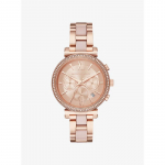 Michael Kors MK6560 Sofie Kristall Kaksiktooniline Roostevabast Terasest Kronograaf Naiste Kell kuld