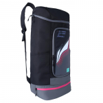 Li-Ning Suure Mahutavusega Vastupidav Kangast J&otilde;usaalikott Unisex kotid ABSS079 Black White Green