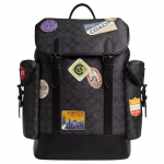 Coach 31 Br&auml;ndilogo Prindiga Kunstnahast ja Veisenahast Seljakott Naiste seljakott Must CBF04-A5F Basic Set (Bag+Dust Bag)