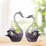 2 Pieces Couple Statue Resin Figure for Desktop Decoration in The Bedroom hall v&auml;rv