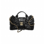 Chanel 25k Br&auml;nditud S&otilde;lmega K&auml;ekott Lambanahast Materjaliga Vintage Kuldse Ketiga K&auml;ekott Mini Naiste Stiil Must Box(Basic Set+Box) must