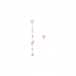 Swarovski Gema l&auml;bipistavad k&otilde;rvar&otilde;ngad Candy roosakuld Naiste k&otilde;rvar&otilde;ngad 5627408 Box (Random Color)