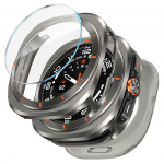 Metallkorpus+Karastatud Klaasikile Samsung Galaxy Watch Ultra 2026 47mm jaoks K&otilde;va Kaitse&uuml;mbris Galaxy Watch Ultra Tarvikutele Galaxy Ultra (2025)
