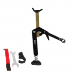 Mootorrattahoidik Esi- ja Tagaratta Hoidik Automaatne Rattatoe Raam Kokkupandav T&otilde;stuk must