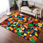 V&auml;rviline ehitusplokkide vaip Laste m&auml;nguvaip Elutoa vaibad Magamistoa voodi k&otilde;rvale pehme vaip Lasteaia roomamisalune p&otilde;randavaip Esiku vaip 80X120CM