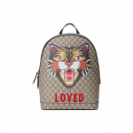 Gucci GG Supreme Seljakott Kassipea LOVED Prindiga 419584-9AX1T-8652 Basic Set (Bag+Dust Bag)