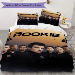 THE ROOKIE Muster Voodipesu tekkikomplekt Tekikate Padjap&uuml;&uuml;r Kodu kaunistus S&uuml;nnip&auml;evakingitus (1 * tekikott + 2 * padjap&uuml;&uuml;ri ilma s&uuml;damikuta)93 135x200cm