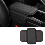 Auto k&auml;etoe karbi padi Keskk&auml;etoe karbi kate k&uuml;&uuml;narnukitoe padi PU nahast auto sisekujundus Auto istmekarbi kaitsepadjad