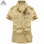 Suur Suurus 6xl Meeste Piloodis&auml;rk L&uuml;hikeste Varrukatega Patchwork Taskutega S&auml;rgid Mehed Armee S&otilde;jav&auml;es&auml;rgid Mees XXL khaki