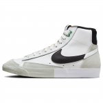 Nike Blazer Mid 77 SE Split - Valge Must Meeste Tennised Summit-White Light-Silver Stadium-Green DZ2542-100 45