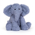 Jellycat Fuddlewuddle elevandi pehme m&auml;nguasi, keskmine suurus, (9 tolli) hall v&auml;rv