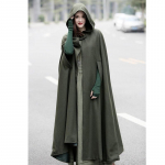 S&uuml;gistalvine gooti trendikas Maxi kapuutsiga villane mantel kardigan mantel Maxi ka&scaron;miir kapuuts, pikk keeb, kost&uuml;&uuml;m Cosplay &uuml;ler&otilde;ivad S