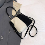 Retro stiilis K&auml;ekott Fashi V&auml;rviline &Otilde;lakott Kiss-luku ja Metallraamiga Klipskott Luksuslik Lihtne Kunstnahast Suede Crossbody-kott 20x4x19cm pruun
