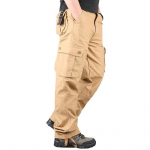 Hip Hop Multi Pockets Pikad p&uuml;ksid Meeste T&auml;navatantsu lahtised s&otilde;jav&auml;estiilis p&uuml;ksid 30 khaki