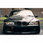 Auto kaitseraua iluv&otilde;re Auto &otilde;huv&otilde;tuava iluv&otilde;re Neerukujuline iluv&otilde;re BMW Z3 kabrioletile ja kupeele 1996-2002 Glossy Black