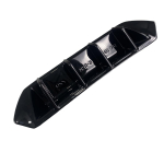 L&auml;ikiv must Maxton Design Auto Tagumine Kaitseraua Difuusor Seat Ibiza FR / Standard Mk5 2017-2024 Tuuninguks Tagumine Valance Kehakomplektid Gloss Black