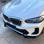 BMW X3 G01 X4 G02 IX3 G08 2021 2022 2023 Autole Esipamperi Jagaja Huuljagaja Kerekaunistus Modifikatsioonikomplekt Glossy Black