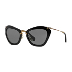 Miu Miu Minimalistlik Moodne Trendikas Kassipilgu P&auml;ikeseprillid Naiste P&auml;ikeseprillid MU10NS1AB1A1 Black,55