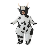 Halloweeni festivali lehm t&auml;ispuhutav maskottkost&uuml;&uuml;m - Loov cosplay ja fotorekvisiidid One Size white