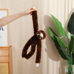 50/70CM Armas Pika K&auml;ega Ahv Rippuv Pehmem&auml;nguasi Loov Simulatsioon Rippuv Laiskloom Orangutan Leemur Pehmem&auml;nguasi Nukk