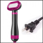 2-in-1 Koerakarvade puhur ja f&ouml;&ouml;n harjaga 3 režiimi Puhumine Professionaalne kodune hooldus Kuivatamine v&auml;ikestele ja suurtele kassidele ja lemmikloomadele (Rose red,EU Plug&110-120 V) roosa punane v&auml;rv