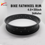 Fat Bike 36 Ava Lumiratta Velg 20*4.0 26*4.0 Veljed Alumiiniumisulamist Materjal Rattatarvikud 20inch white