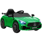 Elektriline lasteauto, Mercedes, 3-5 km/h, puldiga juhitav, tulede ja muusikaga, roheline 108 x 67 x 46 cm roheline
