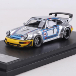 SW 1:64 RWB964 Laiendatud kerega Valualumiiniumist Mudelauto gray